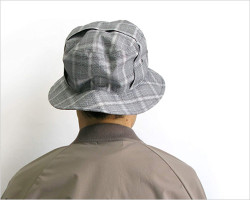 HICOSAKA（ヒコサカ）ベンチレーション バケットハット（グレンチェック）