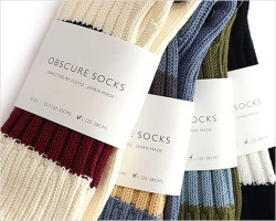 OBSCURE SOCKS（オブスキュア ソックス） “シトラス”　by FUJITO