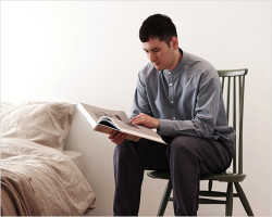 comm. arch.(コム・アーチ)スーパー ソフトコットン シャンブレーシャツ