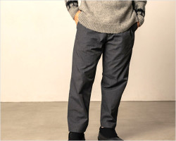 FUJITO（フジト） イージーパンツ（チャコール）