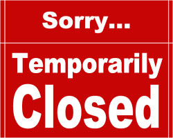temporarily closed