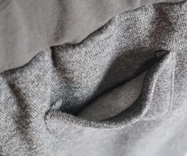 comm. arch.（コム・アーチ）W/C ダブルスウェット パンツ（ミックスグレー）