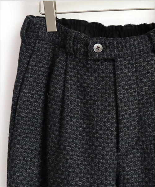 EEL Products（イール プロダクツ）Bumpy pants（チャコール）