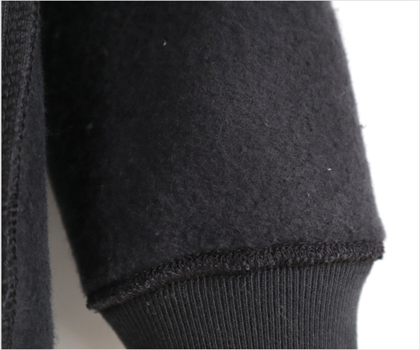 comm. arch.（コム・アーチ）Rec:スパニッシュピマ スウェット プルオーバー（チャコール/Faded Coalmine）