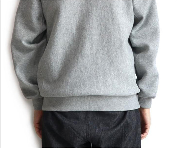 FLISTFIA(フリストフィア)プリント ヴィンテージ サイドリブ フーデッド(グレーメランジ)