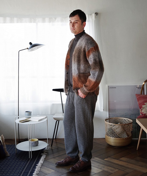 comm. arch.（コム・アーチ）W/C ダブルスウェット パンツ（ミックスグレー）