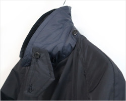 BRENA（ブレナ）リバーシブル オンクルコート（ブラック×ネイビー）