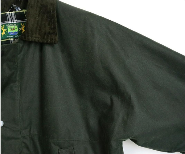 ROCKALL（ロッコール）ワックスドジャケット“BOLTON”（オリーブグリーン）