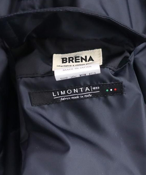 BRENA（ブレナ）リバーシブル オンクルコート（ブラック×ネイビー）