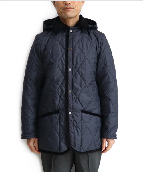 LONDON TRADITION(ロンドン トラディション)“ASTIN D/H” キルティングジャケット(ネイビー)
