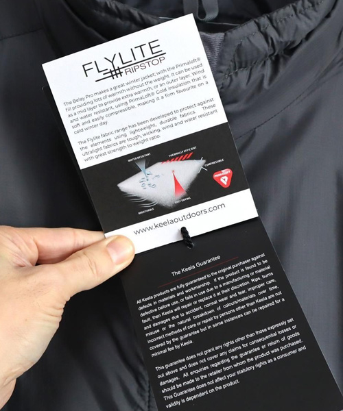 KEELA(キーラ)ビレイ プロ ジャケット(ウルフグレー)