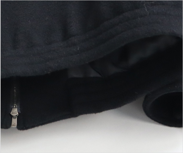 comm. arch.（コム・アーチ）ヴィクトリアンウール ハリントンジャケット（ブラック）