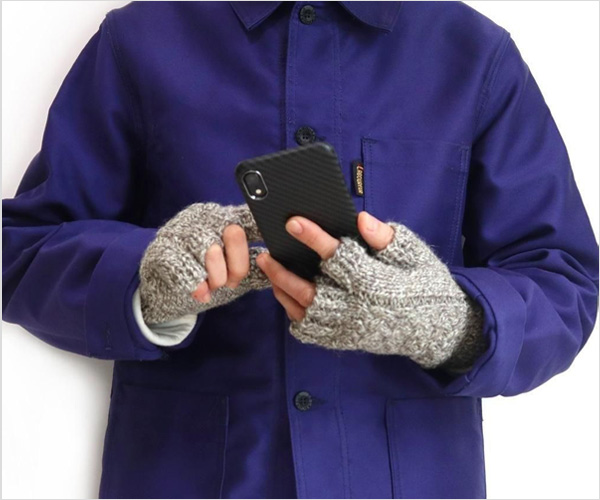 BLACK SHEEP（ブラックシープ）フィンガーレス ケーブルグローブ