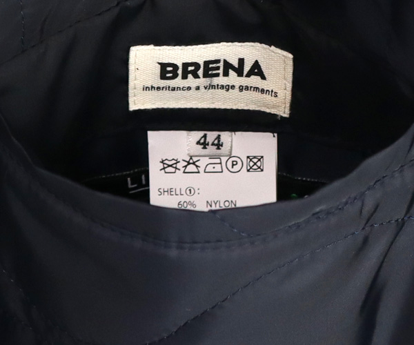 BRENA（ブレナ）リバーシブル オンクルコート（ブラック×ネイビー）