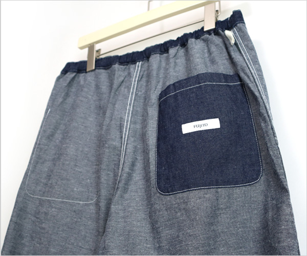 FUJITO（フジト）パジャマパンツ（インディゴブルー）