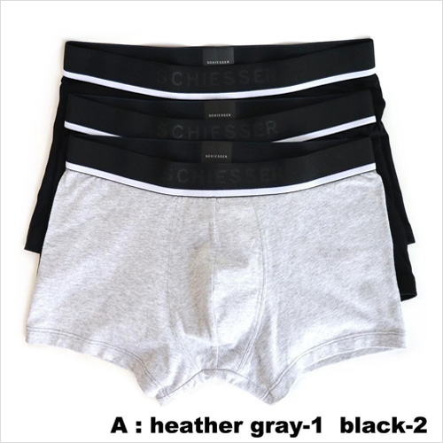 SCHIESSER（シーサー）“95/5” 3パック ボクサーパンツ A