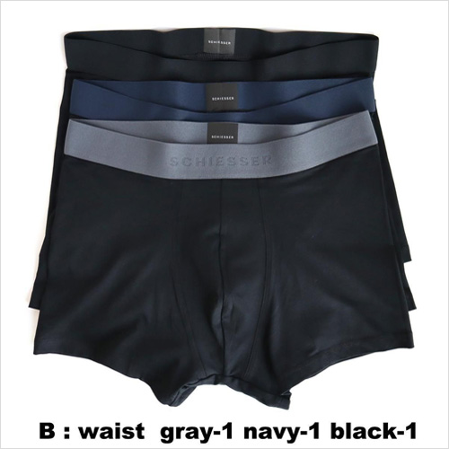 SCHIESSER（シーサー）“95/5” 3パック ボクサーパンツ B