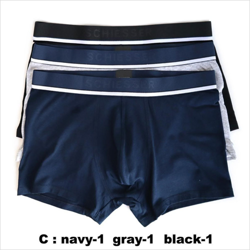 SCHIESSER（シーサー）“95/5” 3パック ボクサーパンツ C
