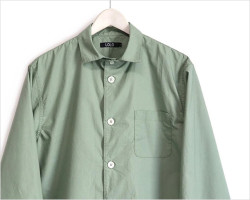 LOLO（ロロ）ニュースタンダードシャツ 春夏バージョン（セージグリーン）