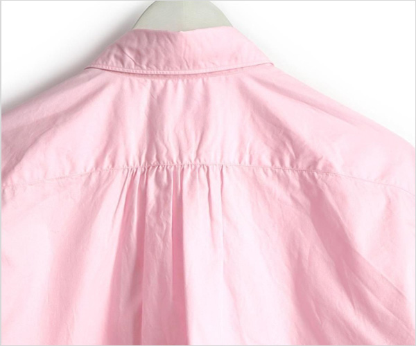 FUJITO（フジト）ビッグシルエットシャツ（ピンク）