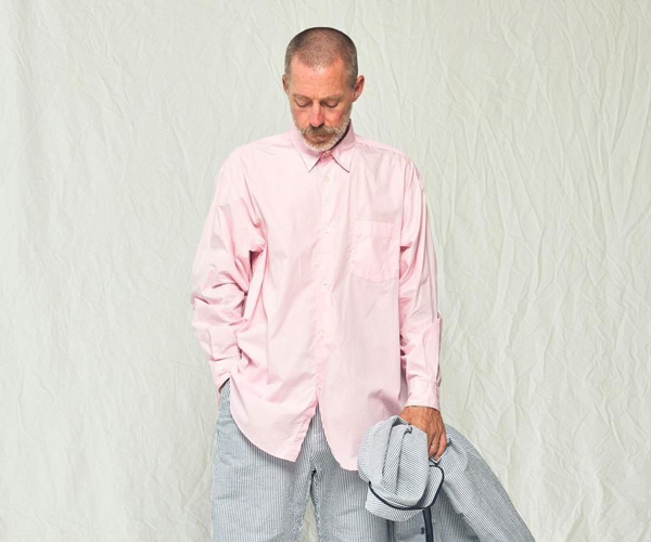 FUJITO（フジト）ビッグシルエットシャツ（ピンク）