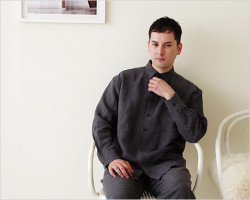 comm. arch.（コム・アーチ）フレンチリネンローン B.D.シャツ