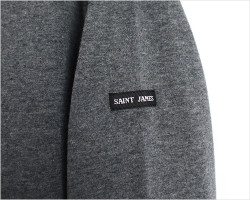 SAINT JAMES（セント ジェームス）MORLAIX ソリッドカットソー（チャコール）